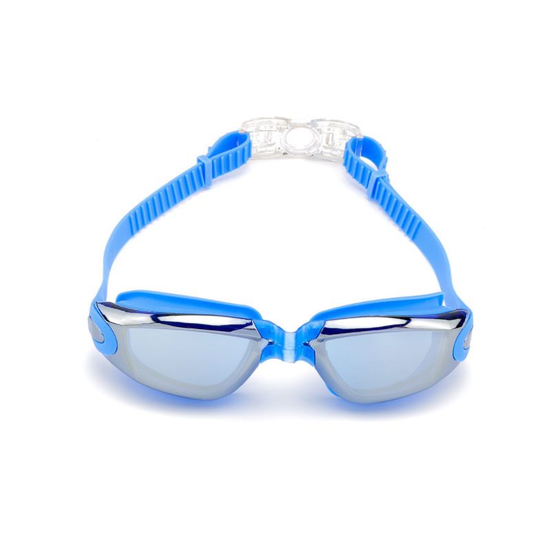 Ochelari de înot HD pentru adulți Miopie Impermeabil anti-aburire Ochelari de înot cu cadru mare galvanizat Echipament profesional de înot pentru bărbați și femei_voghion.com