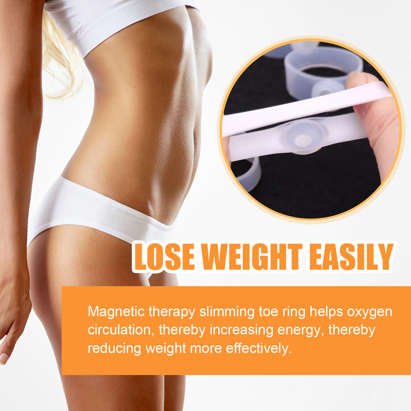 Slim Toe Beautiful Ring Shaping Slim Silicone Toe Ring Firming the Abdomen and Firming the Skin, Showing Small Waist _voghion.com