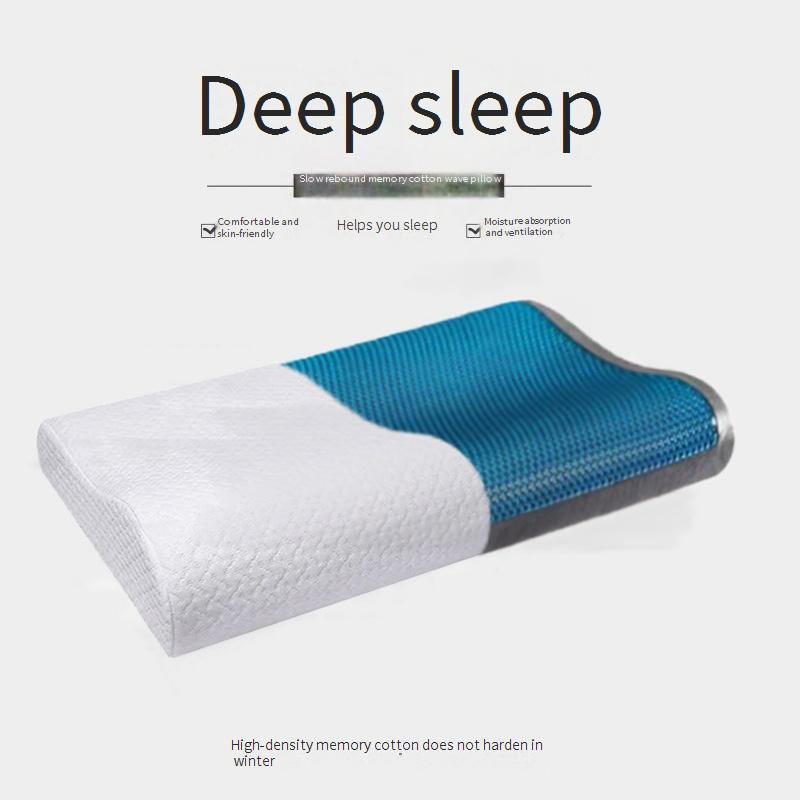Home Furniture Gel Pillow Bamboo Charcoal Sponge Pillow Memory Foam Pillow Core Neck Pillow Cervical Pillow Gel Pillow_voghion.com