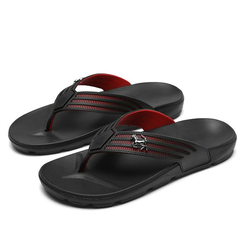 Herrensandalen Flip-Flops rutschfeste, verschleißfeste, trendige Sandalen und Hausschuhe für den Sommer am Strand_voghion.com
