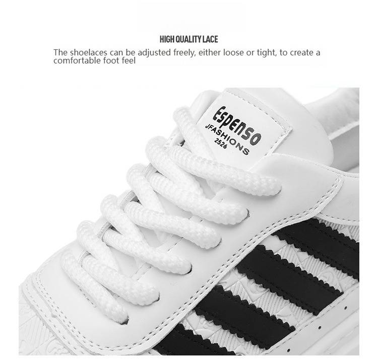 Lässige weiße Herren-Sneaker – atmungsaktive Low-Top-Schnürschuhe mit dicker Sohle für Komfort und Stil im Alltag_voghion.com