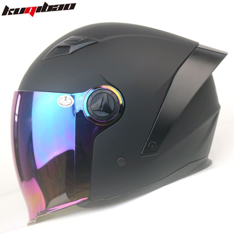 CoolRide Pro Motorradhelm für Damen und Herren – Doppelvisier-ABS-3/4-Helm mit 3C-Zertifizierung – leicht und belüftet für alle Jahreszeiten_voghion.com