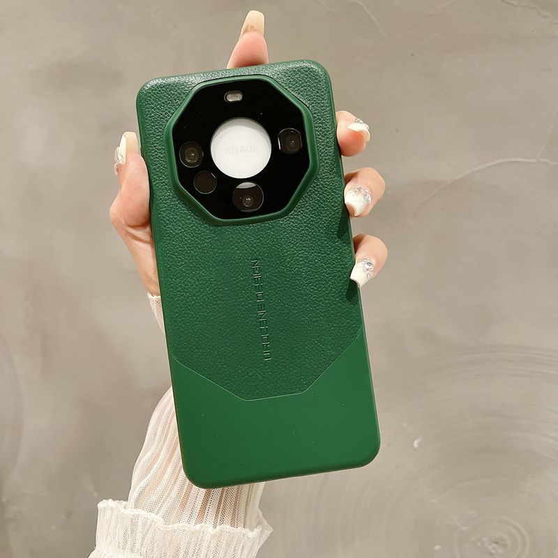 Litchi Leather Magnetic Case For Huawei Mate 70 Pro+/P70 & Xiaomi 15 - Premium Luxury Master Series With Auto-Align Protection_voghion.com