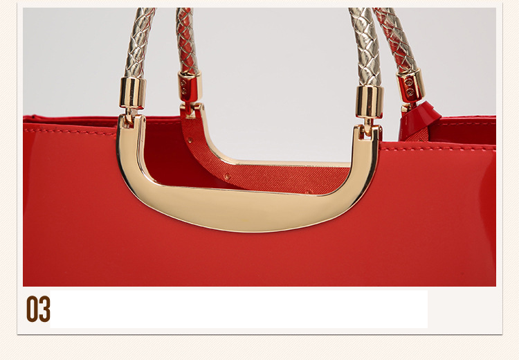 Women's Handbag Crossbody Bag Fashion Light Rubber Leather Handbag For Women Single Shoulder Wedding Bag Bridal Bag Banquet Bag_voghion.com