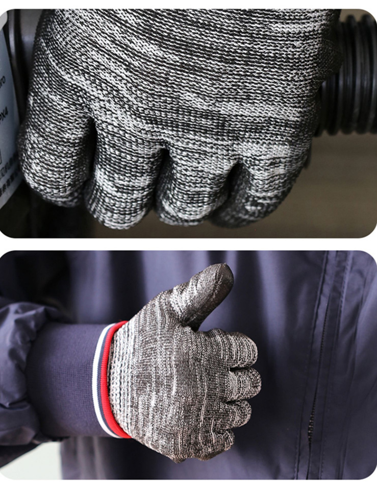 Ansell 48 700/705 Medium Duty Cut Resistant Gloves Breathable Wear Resistant Mechanical Steel Bar Operation Non Slip Gloves_voghion.com