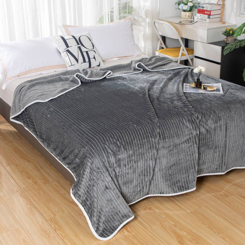 Dubbelzijdig geribbelde magische fleece deken - Ultrazachte winterdeken voor kinderen en volwassenen. Zachte deken voor de kinderkamer. Omkeerbare bedovertrek._voghion.com