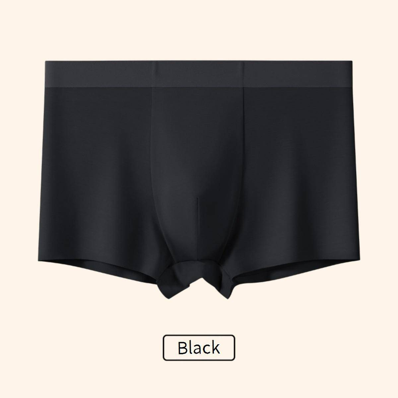 Intimo da uomo, boxer da ragazzo in modal 80 count, senza cuciture, a vita media, traspiranti, di grandi dimensioni_voghion.com