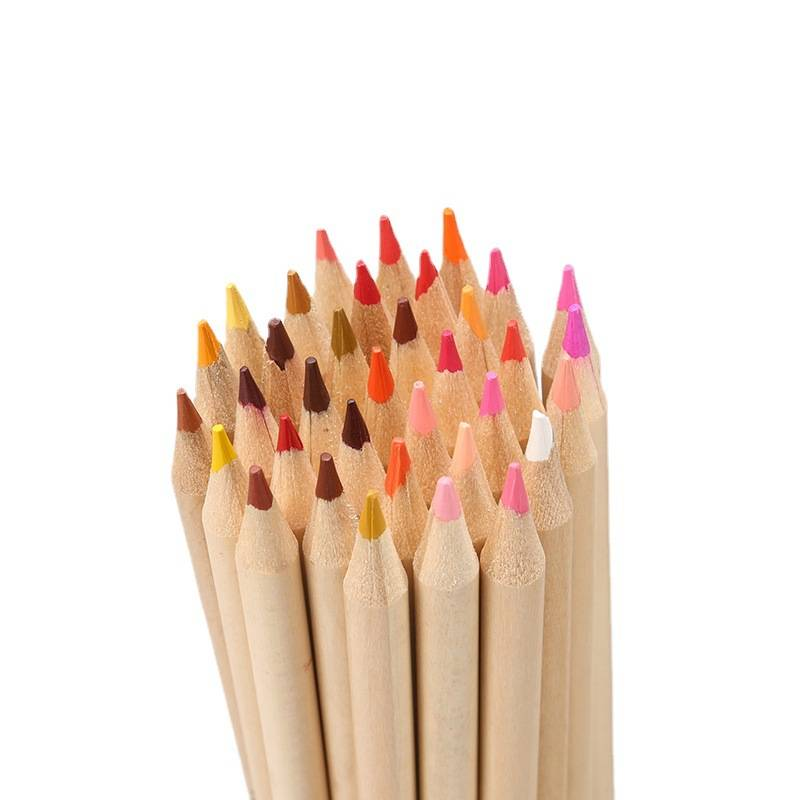 Set di matite colorate H&B da 60 colori con anima in legno - Kit per schizzi e disegno A3 con custodia in plastica, ideale per artisti e studenti_voghion.com