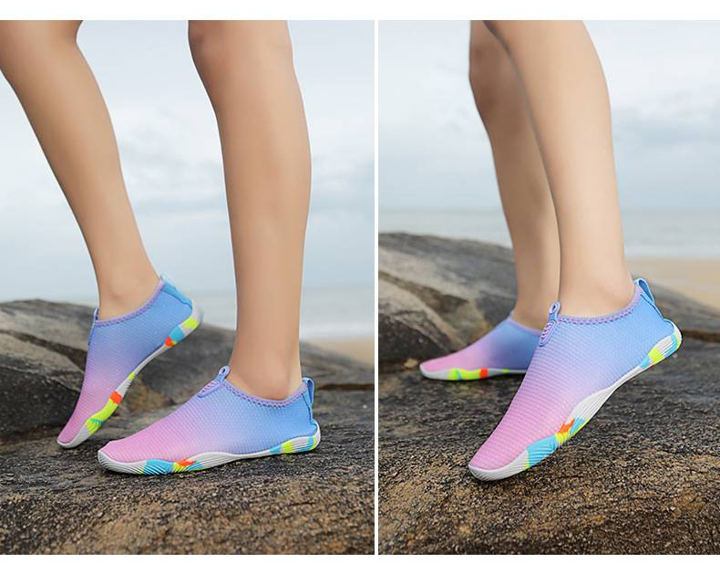 Uniseksowe, szybkoschnące buty do wody – buty do wody Barefoot do pływania, jogi i aktywności na świeżym powietrzu, antypoślizgowe, oddychające, dopasowane buty dla pary/rodzica i dziecka_voghion.com