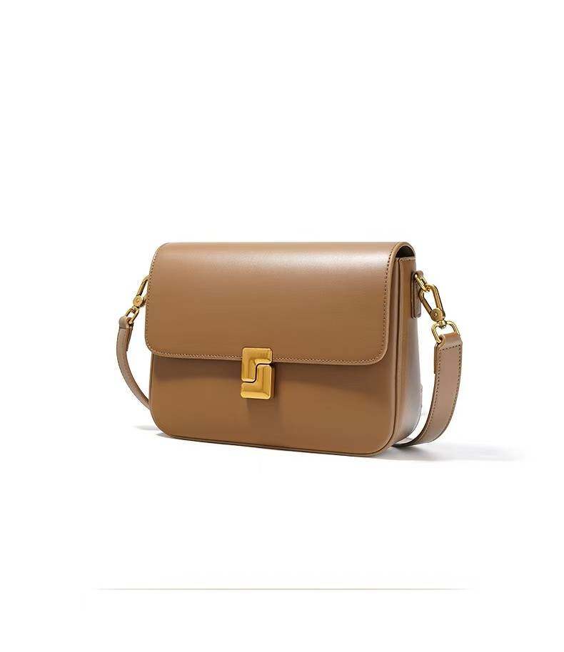 Neue quadratische Mini-Umschlagtasche für Frühjahr/Sommer 2025, minimalistisch und vielseitig, aus echtem Leder, geeignet für den täglichen Weg zur Arbeit, mit einzigartigem_voghion.com