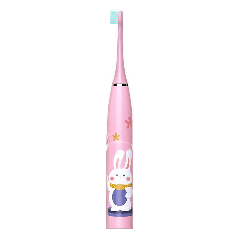 Cepillo de dientes eléctrico para niños: 5 modos, 40 000 RPM de limpieza sónica con 4-10 cabezales reemplazables, resistente al agua y carga USB._voghion.com
