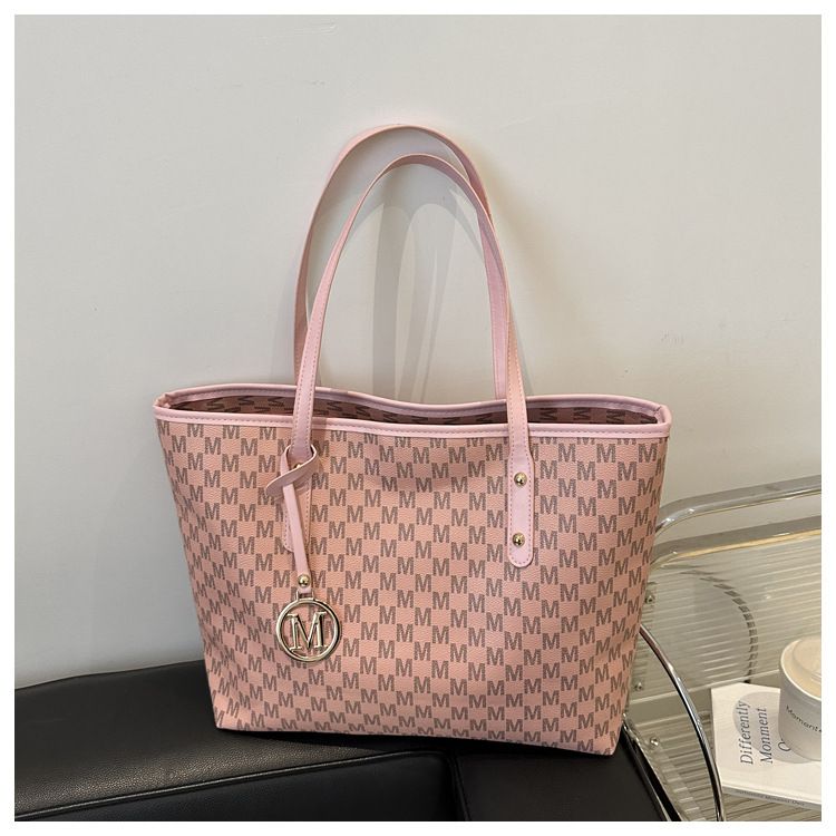 Borsa da ascellare grande da donna Do&thin - Borsa a tracolla alla moda per lavoro e uso quotidiano, morbida pelle PU con doppi spallacci_voghion.com