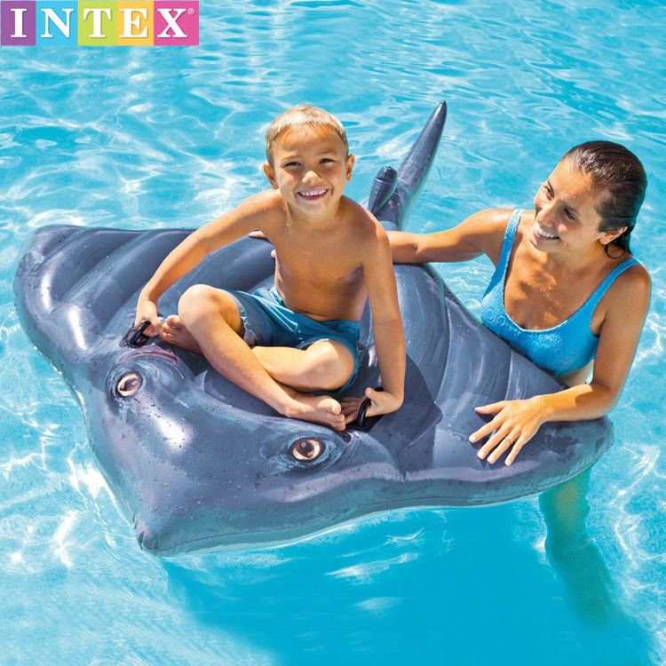 INTEX Ride-On Inflatable Toy Children's Pool Animal Float Water Play_voghion.com