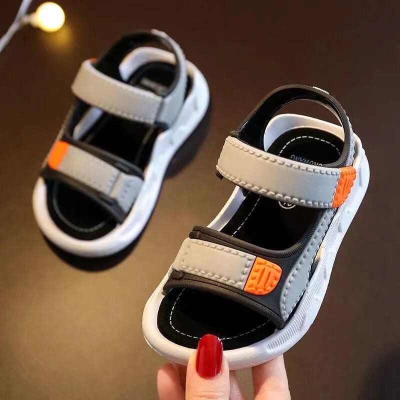 Scarpe JUSTSL Sandali per ragazzi Stile coreano Moda Trendy Boy Scarpe da spiaggia Sandali da spiaggia per bambini Bambino_voghion.com