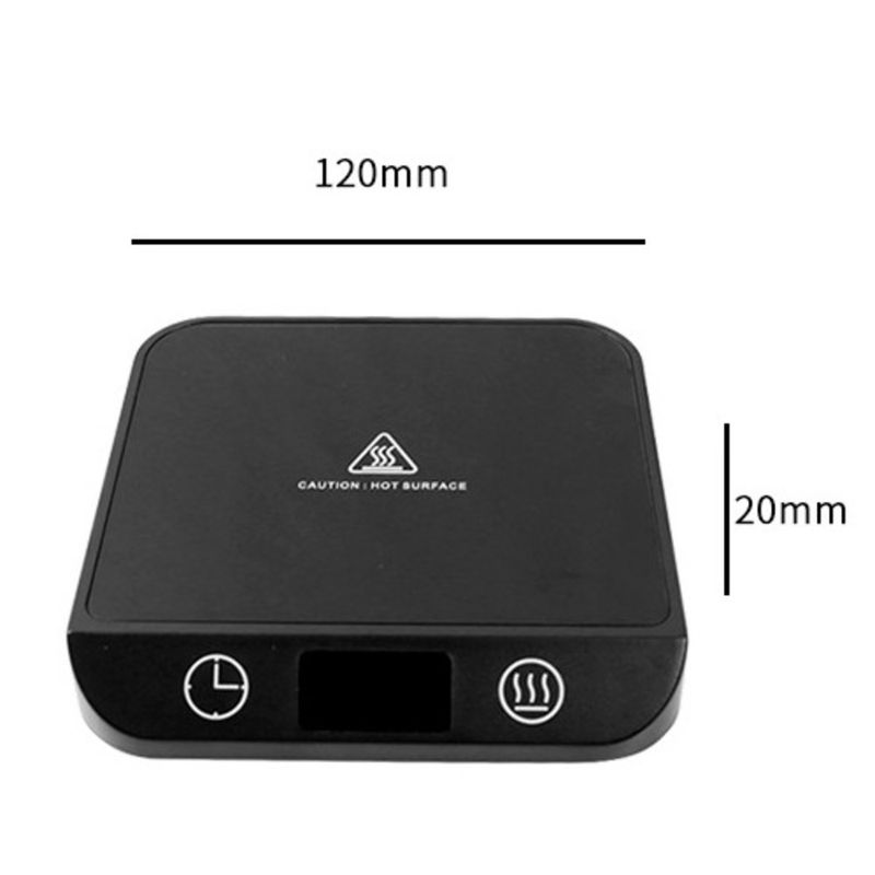 New Constant Milk Coffee Heater Six-Level Temperature Adjustment Timer Intelligent Heating Coaster 70 Degrees_voghion.com