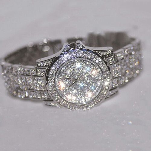 Yamaler Montre-bracelet à quartz avec bracelet en acier inoxydable pour femme_voghion.com
