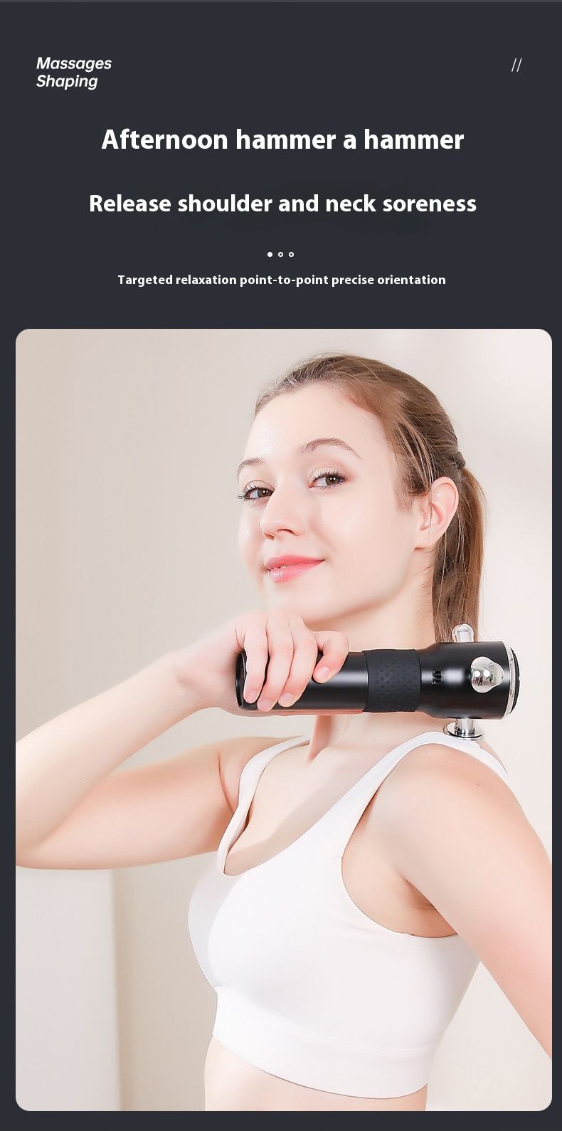 Professional Grade Massager Intelligent Variable Speed Vibration Electric Fascia Muscle Relaxation Gun_voghion.com