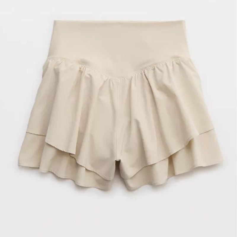 001 2025 Spring Summer New Yoga Sports Loose Breathable Running Pants Anti-Exposure Two-Piece Fitness Short Skirt For_voghion.com