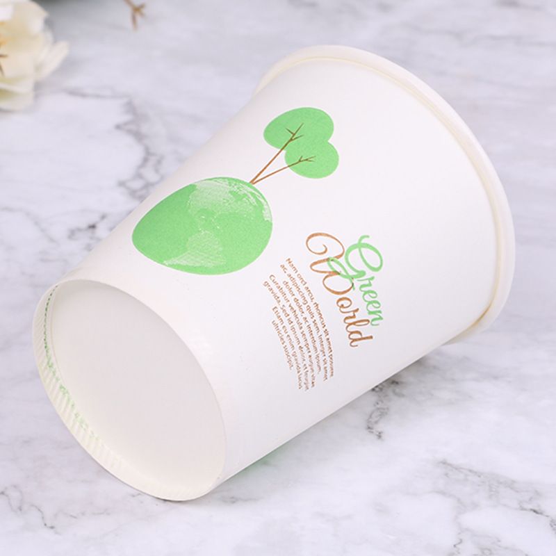 Tek Kullanımlık Kağıt Bardaklar 9oz (250ml) - 50 Adet, Sıcak İçecekler, Su, Kahve, Çay, Parti ve Ofis Kullanımı İçin Kalınlaştırılmış Duvar_voghion.com