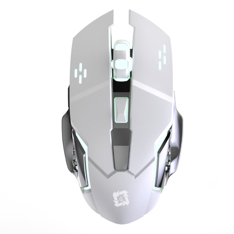 Ratón inalámbrico Bluetooth para portátil y PC, ergonómico, recargable, de 6 botones, con modo dual 2.4G/Bluetooth, 1600 DPI, desplazamiento en 4 direcciones y alcance de 10 m._voghion.com
