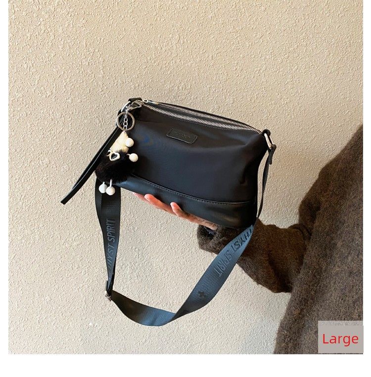 Fall And Winter Multi-Layer Crossbody Abrasion Resistant Waterproof Outdoor Women's Nylon Cloth Minimalist Korean-Style_voghion.com