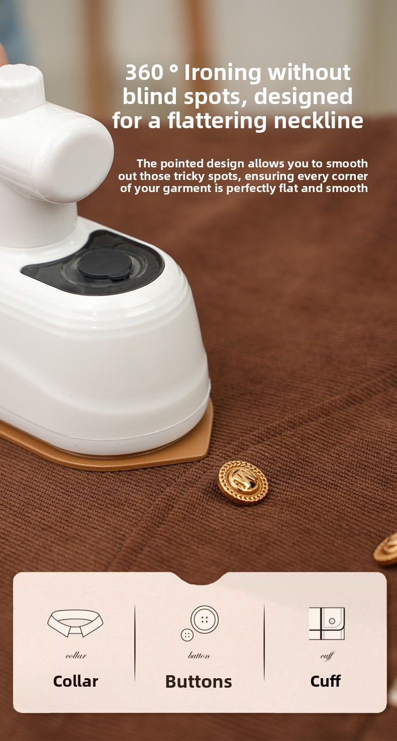 Garment Steamer Portable Household Handheld Mini Small Rotating Foldable Iron_voghion.com