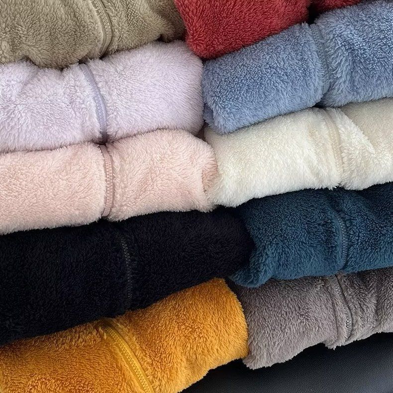 Women's Soft Fleece Zip-Up Hoodie - Cozy Winter Pullover With Pockets, Lightweight & Warm, Loose Fit Casual Outerwear (Multiple Colors)_voghion.com