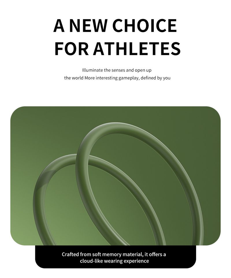 2025 New Meilan MblueH02 Bone Conduction Bluetooth Headset Wireless Ear-mounted Sports Running Neck-mounted_voghion.com