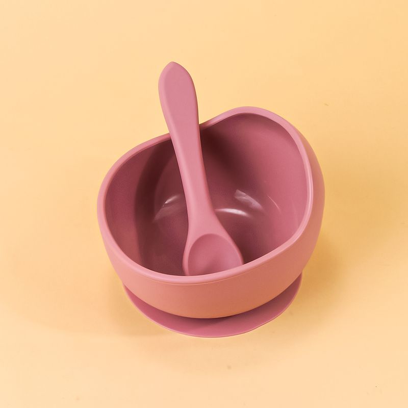 2PC Silicone Sucker Bowl Feeding Tableware for Infant and Young Training Learning To Eat Bowls and Baby Supplementary Food Bowls_voghion.com