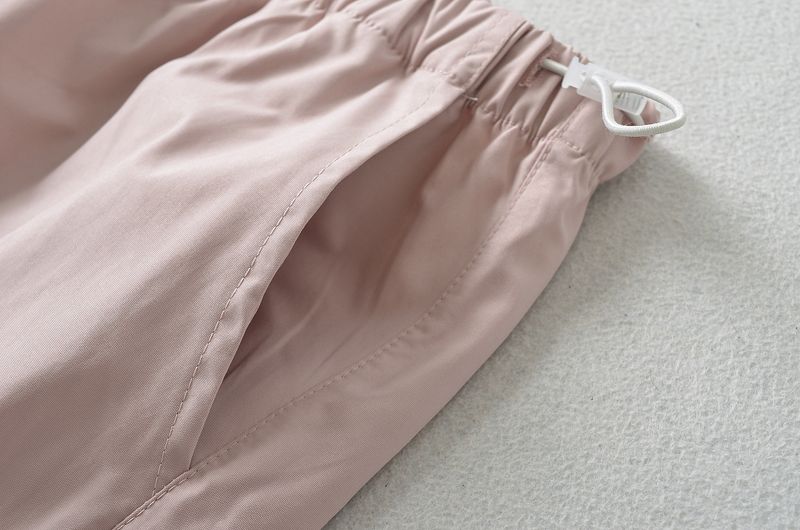 Pantalons de sport pour femmes, séchage rapide, coupe droite, décontractés, pour l'été, pour filles, amples, slim, avec cordon de serrage, jambes larges_voghion.com