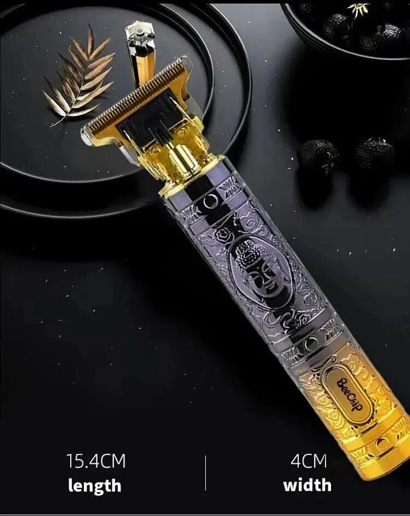 Tondeuse à cheveux pour hommes Golden Buddha USB Tondeuse à cheveux électrique Faders Barber Rasoir à tête rasée Multifonctionnel_voghion.com