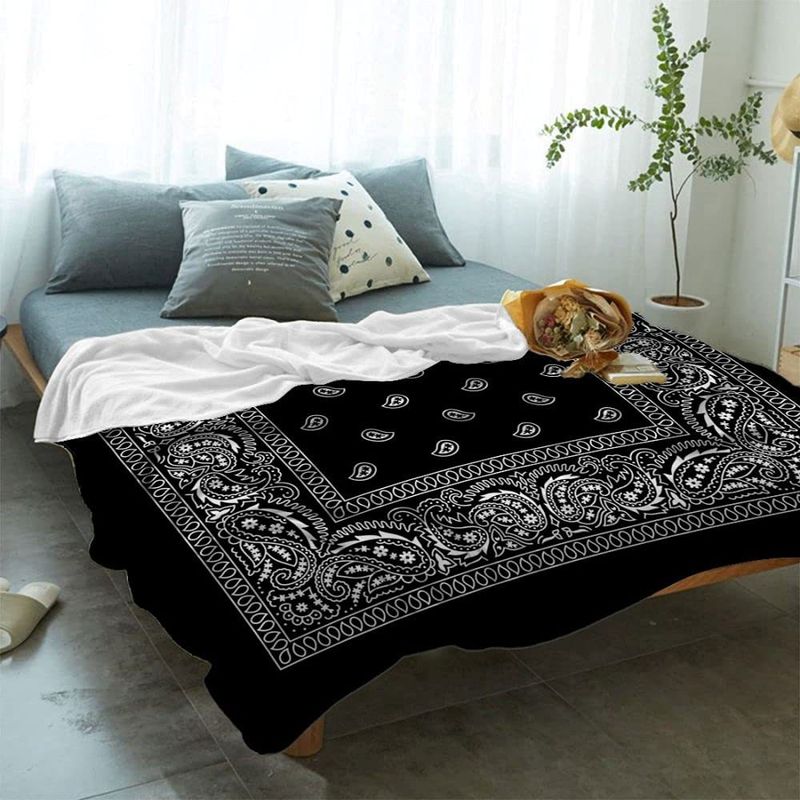 Flannel Blanket Super Soft Printing Microfiber Blanket Air Conditioner Travel Bedding Sofa Cover Blanket_voghion.com