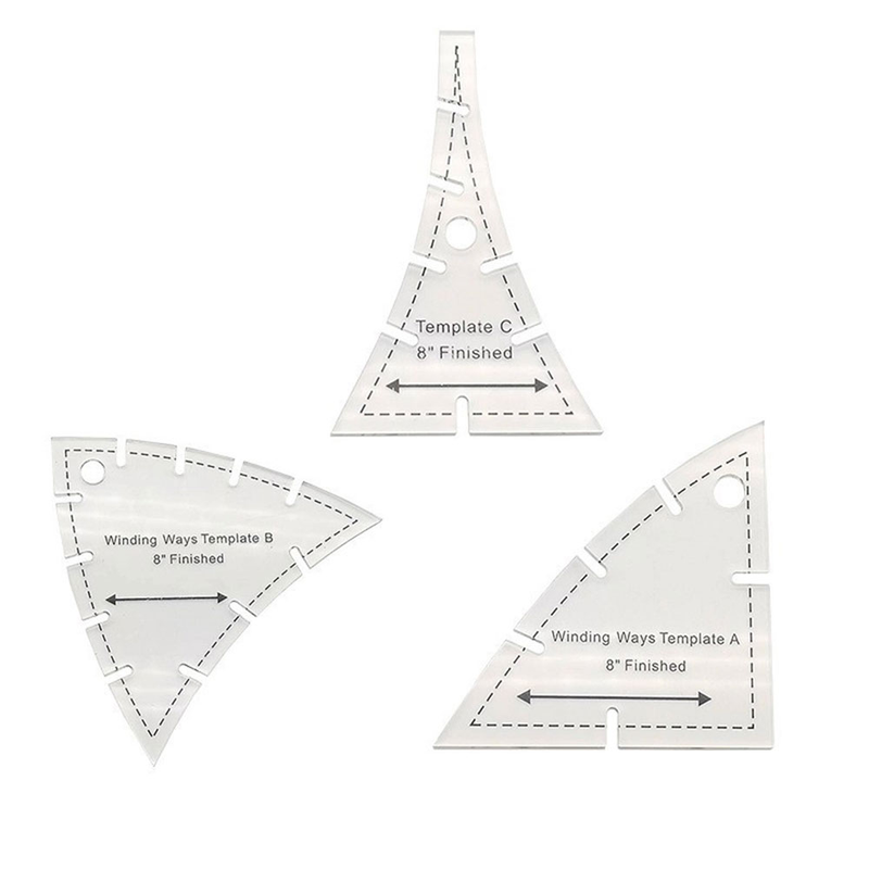 Acryl patchwork liniaal naaien liniaal stof sjabloon liniaal patchwork tool_voghion.com