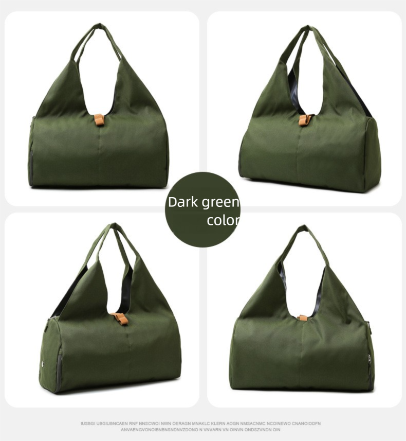 Lulu Same Style Yoga per donne, borsa da palestra di grande capacità con separazione tra asciutto e bagnato, borsa da viaggio per viaggi di breve durata, borsa da viaggio d'affari_voghion.com
