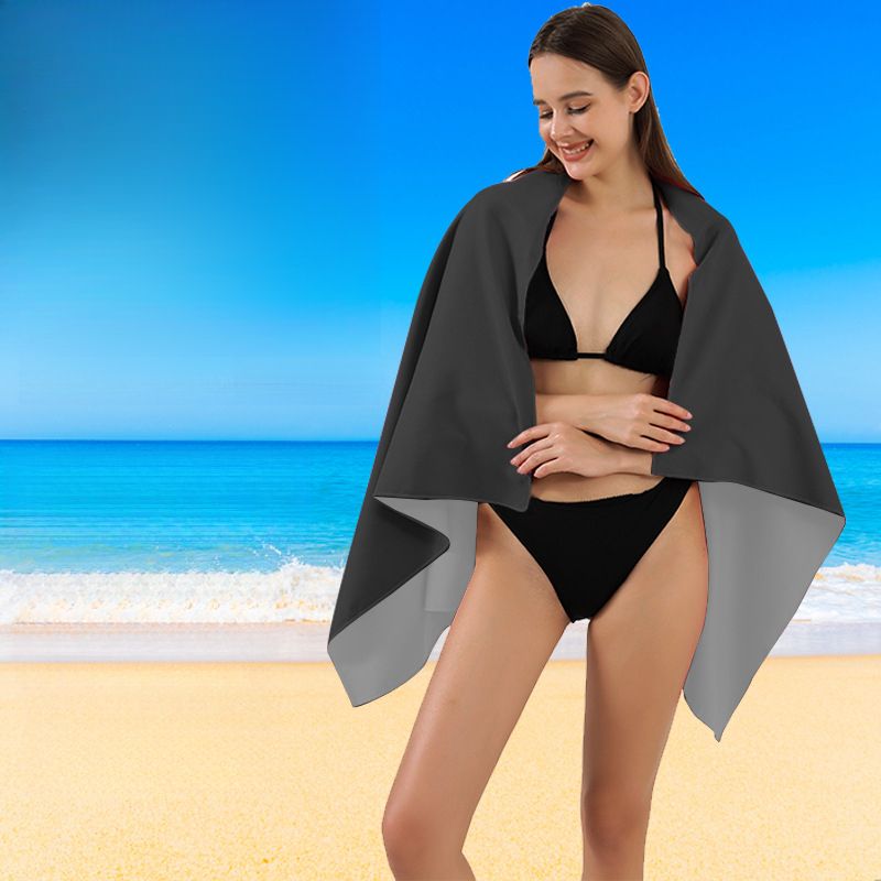 Swimming Quick-Dry Bath Women Fitness Sports Portable Beach Absorbent Towel Bathrobe_voghion.com