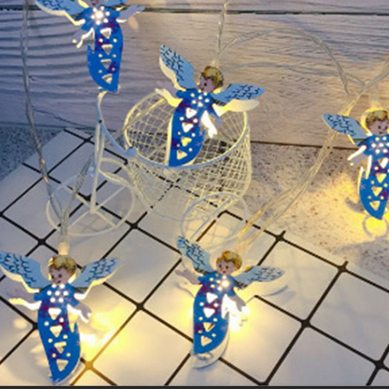 Smedejernsserie Julemanden Elg Snemand Alpakka Juletræ Lysklokke Julelysstreng_voghion.com