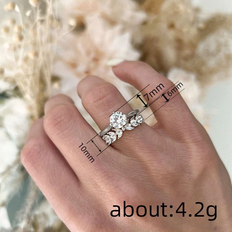 Cao Shi's Wheat Ear Geometric Design Pairs Delicate, Luxurious, High-end Rings With Fashionable Engagement Accessories_voghion.com