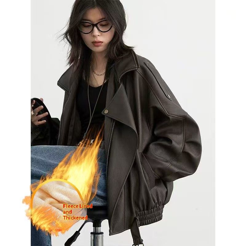 Pulse Pulse High-end Turn-down Collar For Men, European And American Style, Cool Street Fashion, Motorcycle Jacket, Korean PU_voghion.com