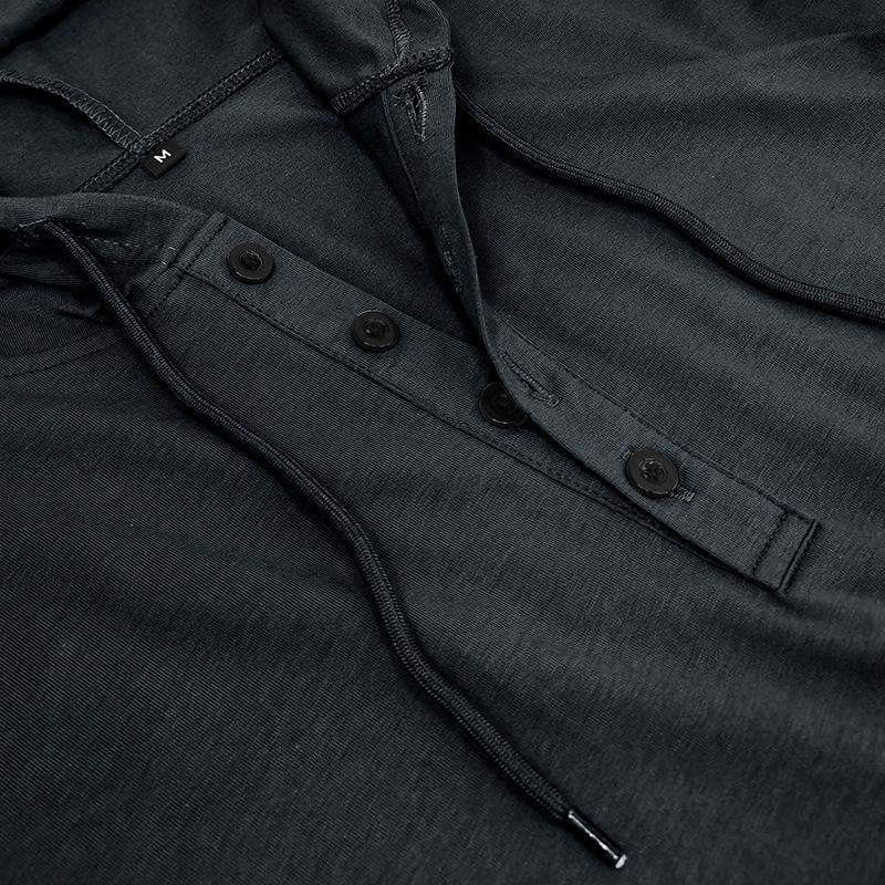Abbigliamento da uomo Maglietta con cappuccio a maniche corte da uomo_voghion.com