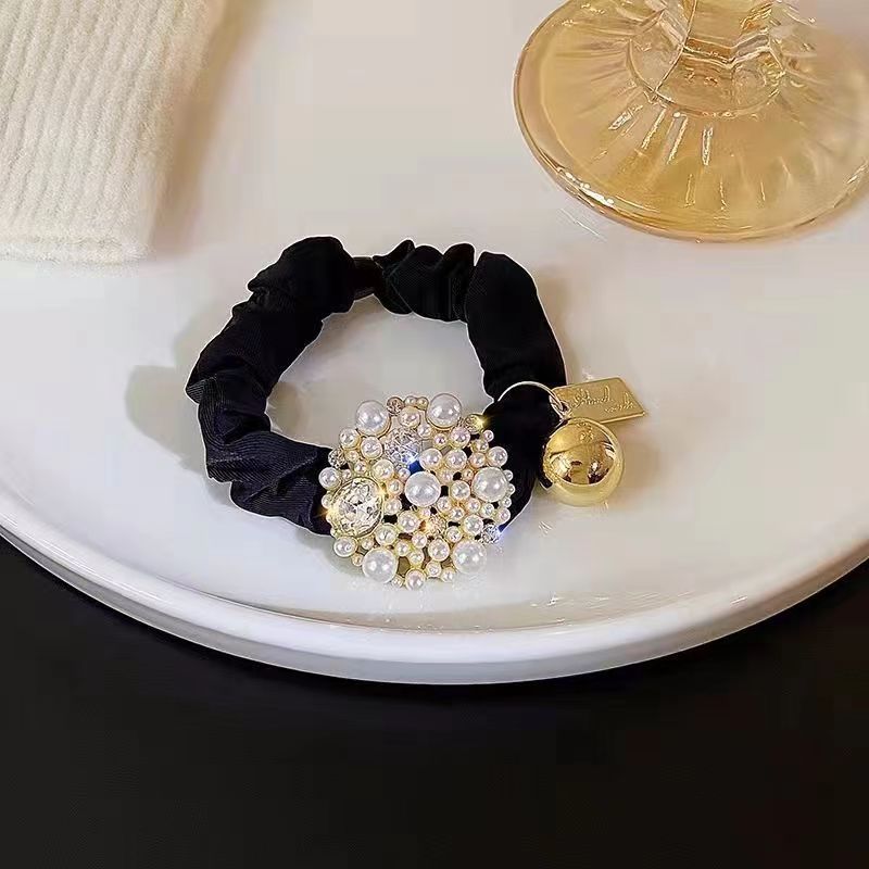 Elegante fascia per capelli con chignon, fascia di alta qualità, stile coreano, nuova perla e fiore di camelia, per donna_voghion.com