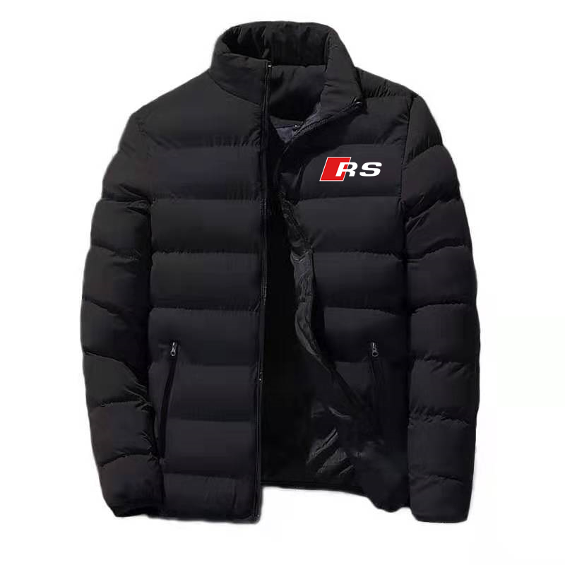 2023 Autumn Selling Audi-RS England Style Print Solid Color Cotton Men Long Sleeve Popular J Zip Comfortable Down_voghion.com