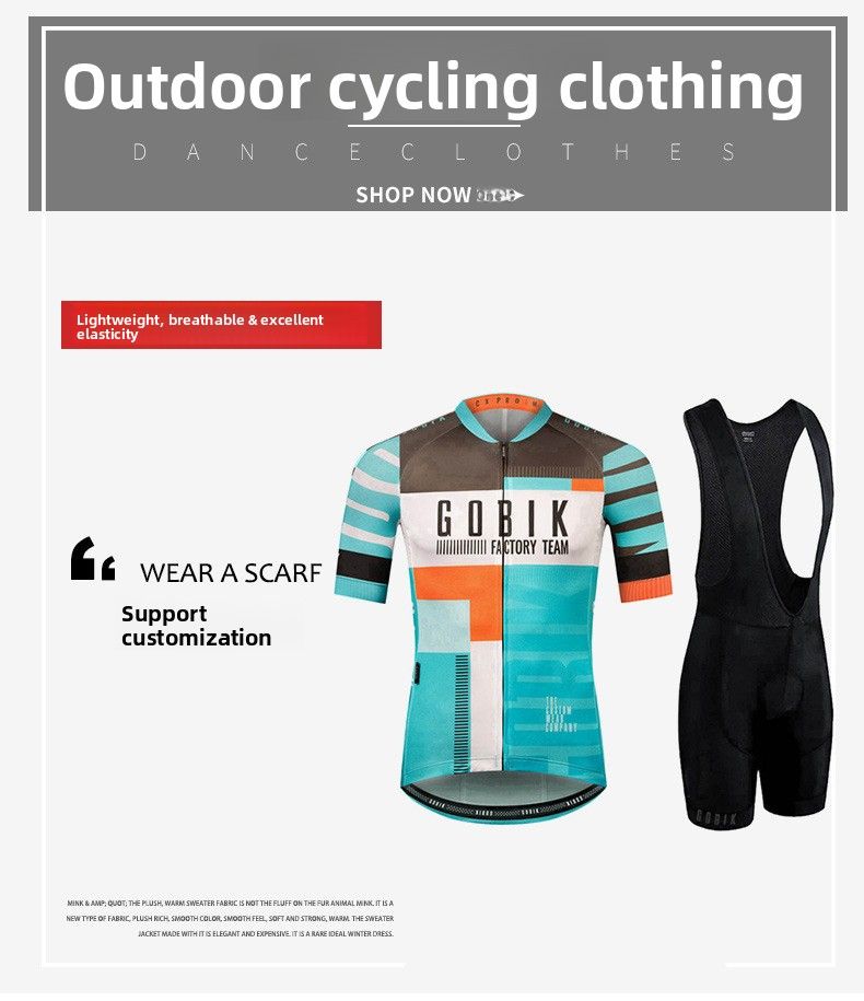 Short Sleeve Bib Shorts Cycling Jersey Gobik Bicycle Silicone Seat Cushion_voghion.com
