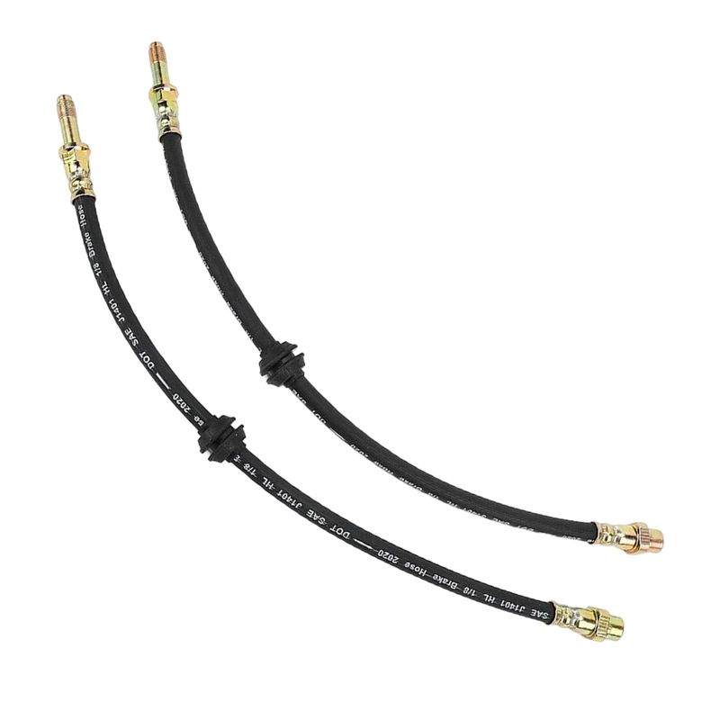 2 Pieces Durable Brake Hose e Easy Installation 34321165587 34326766966 for 3er (E46) Z4 E85 Repair Direct Replaces_voghion.com