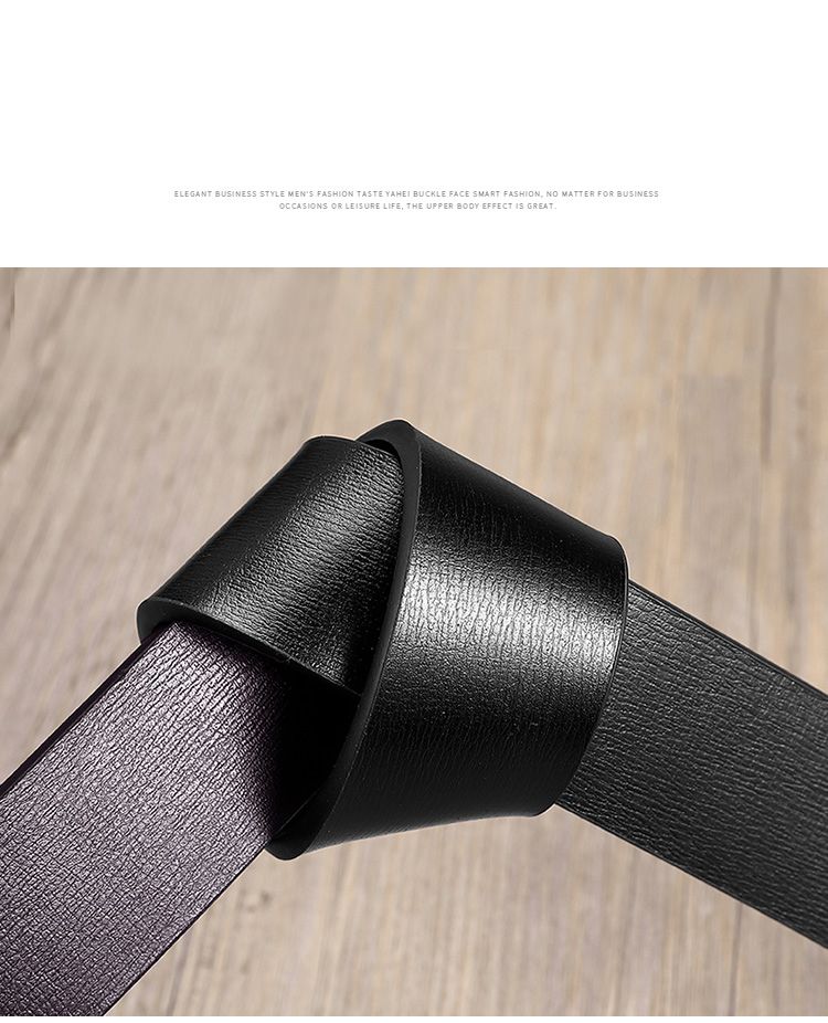 HOT Automatic Alloy Buckle High Quality Fashion Business Cow Genuine Leather Belt for Men_voghion.com