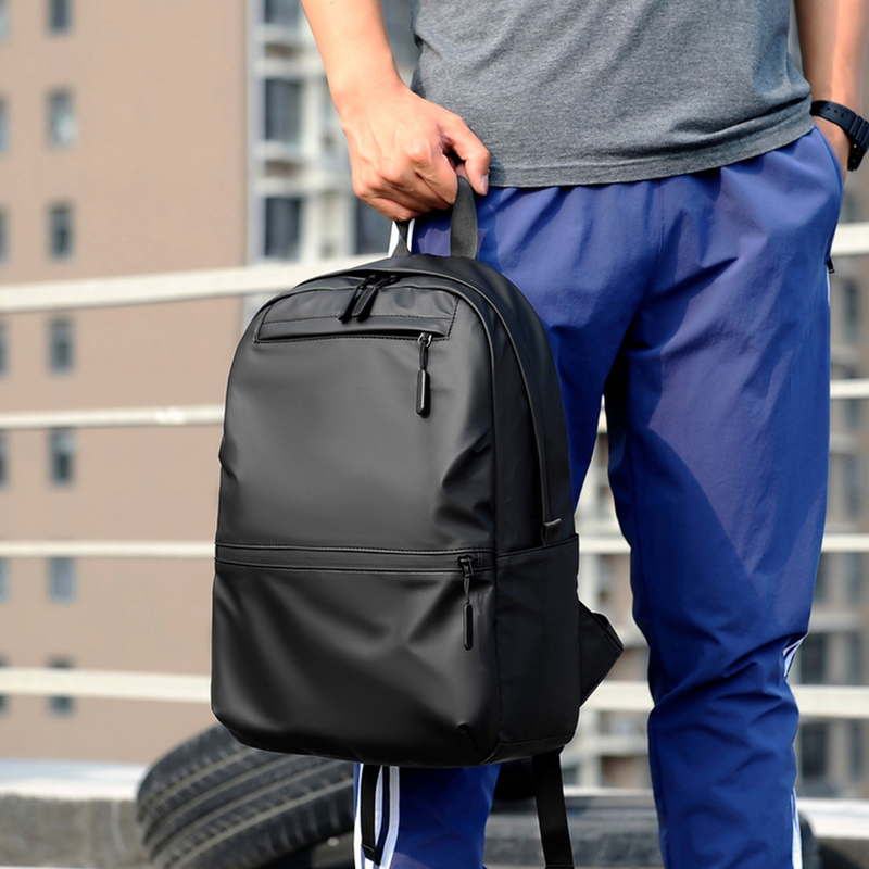 Kjiuyou Dubbele schoudertas Ademend polyester Grote capaciteit Verstelbare laptoprugzak voor unisex_voghion.com