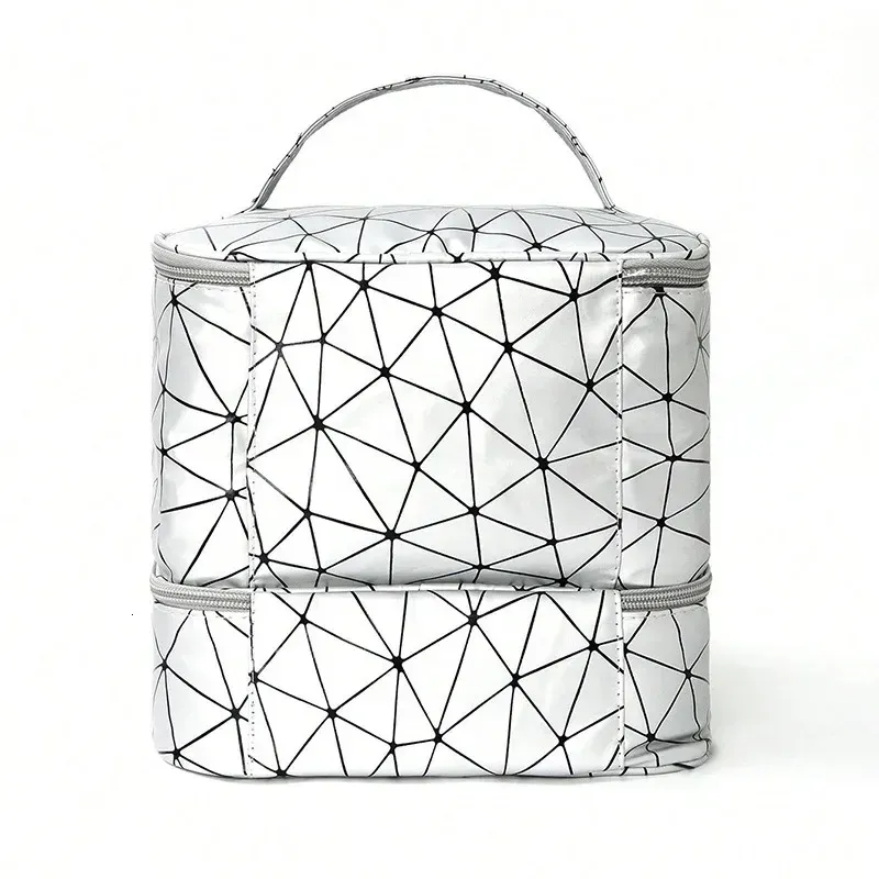 Die tragbare Nagellacktasche mit doppellagiger Aufbewahrung bietet Platz für 30 Flaschen Make-up 250318l_voghion.com