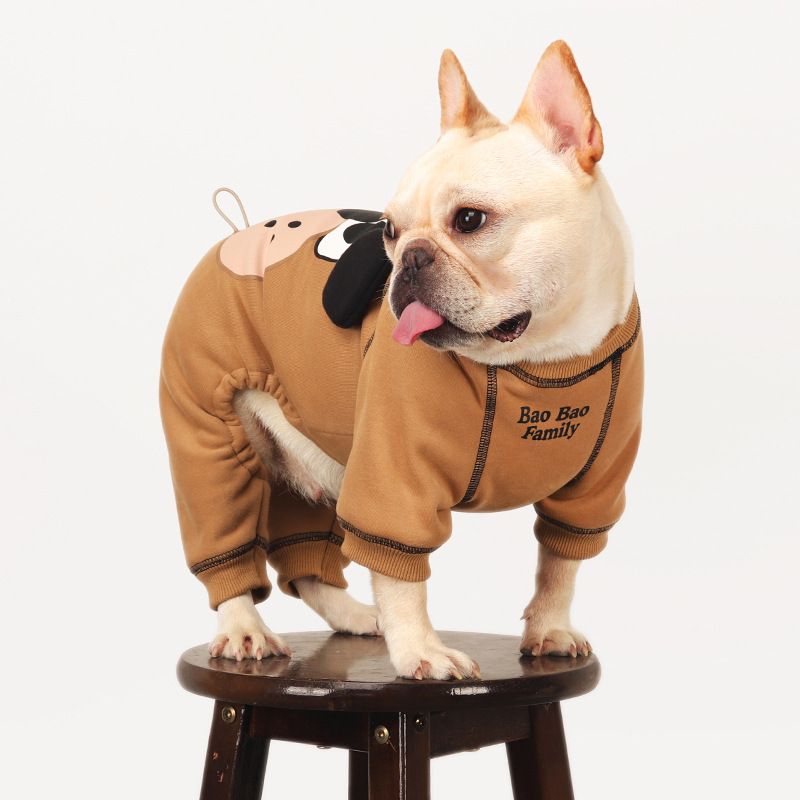 Vestiti per cani carini a quattro zampe, in pile invernale, caldi, per animali domestici, Schnauzer, Francese, Teddy, Bichon, Bulldog_voghion.com