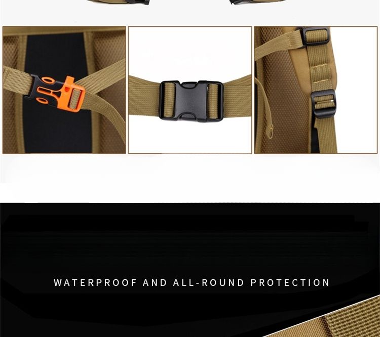 Nowa torba turystyczna o dużej pojemności 50 l, trekkingowa, kempingowa, podróżna, wodoodporna, unisex, codzienna_voghion.com