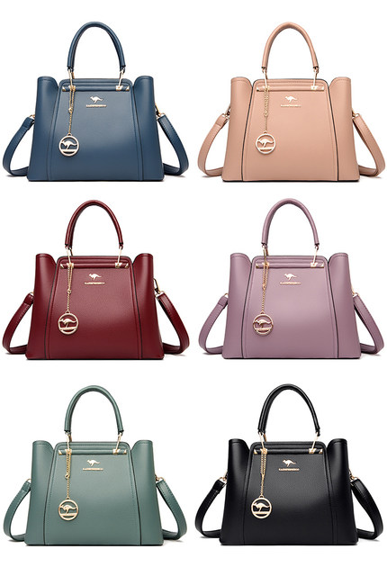 Vrouwen Zachte Lederen Handtassen Luxe Designer 3 Lagen Schouder Crossbody Tassen Dames Grote Capaciteit Winkelen Merk Messenger Tote_voghion.com