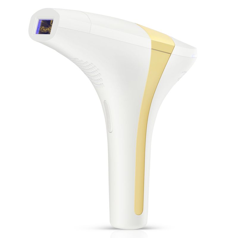 Depilador a laser com 3 cabeças e flash, instrumento 5, dispositivo de depilação permanente IPL, luz pulsada indolor e gelada_voghion.com